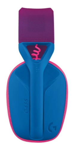 Imagen 5 de 8 de Auriculares Wireless G435 Lightspeed Azul Con Microfono Rgb
