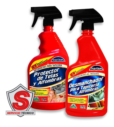 Kit Protección Y Limpieza De Telas Y Alfombras - Stay Clean