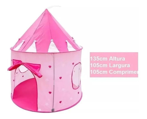 Imagem 2 de 5 de Barraca Infantil Castelinho + Cordão De Led+inmetro+n.fiscal