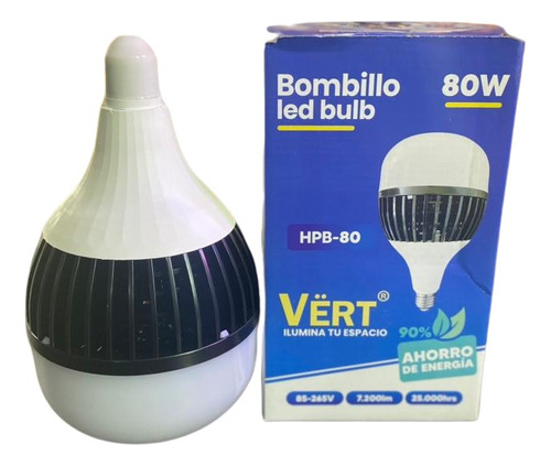 Bombillo Vert  Led Bulb 80w