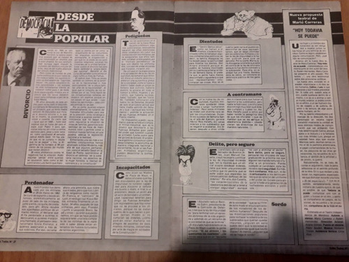 Revista Entre Todos 1987 Carapintadas Aldo Rico Militares (Usado)