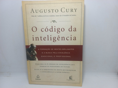 Livro - O Código Da Inteligência - Augusto Cury