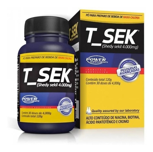 T Sek Power Supplements - 120g - ( Sem Sabor) 