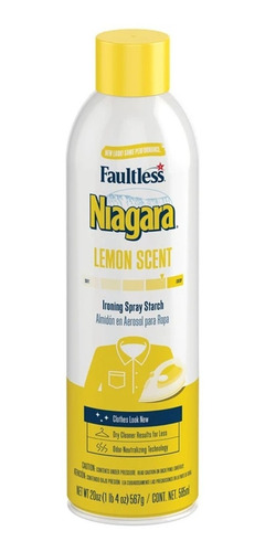 Almidón Niagara Aerosol Ropa Lemon Scent Antiolor Tintorería