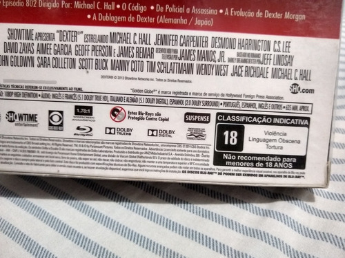 Blu Ray - Dexter - 8a Temporada - Final - Lacrado