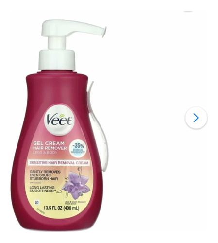 Veet Hair Removal Gel Cream (crema) Sensitive 400ml