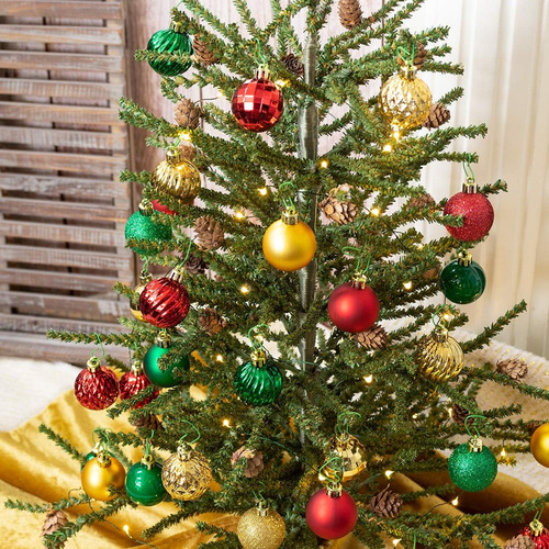 Bolas Navideñas Ki Store, Para Decoración De Árboles, 4 C...