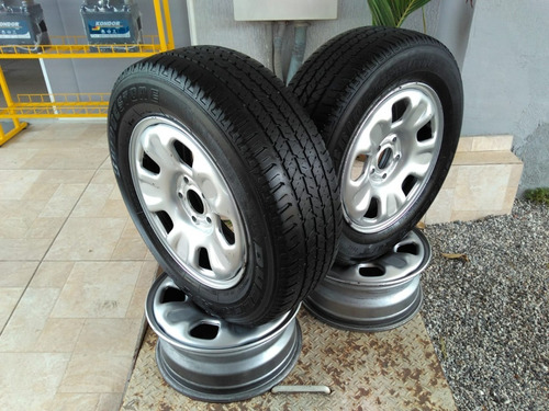 Rodas Aro 16 Para Duster E Outros, 2 Pneus Novos. R$1.800,00