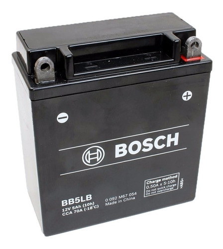 Bateria Bosch Motos Bb5lb Gel 12n53b Fz Ybr Motos 110 Smash