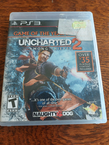 Uncharted 2 Among Thieves Goty Original Físico C/manual Ps3