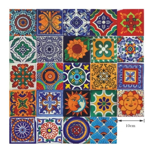 24 Unidades Mosaico De Azulejos De Pared Pegatina De Cocina