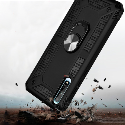 Imagen 5 de 7 de Funda Anillo Magnetica Case Uso Rudo Modelos Huawei