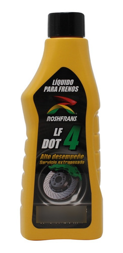 Fluído Líquido Para Frenos Dot 4 350 Ml Roshfrans