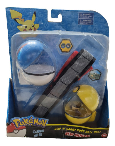Figura Pokémon Alternativo Más Cinturón Y 2 Pokebolas