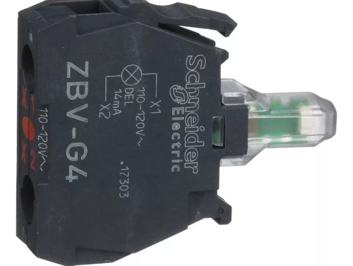 Bloque Luminoso Schneider 110-120v Rojo Zbvg4