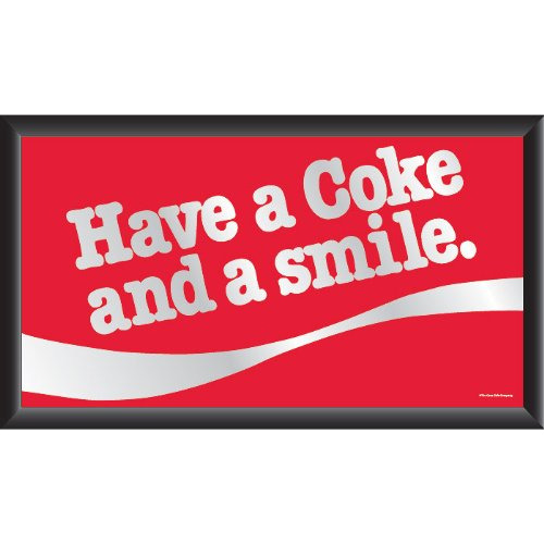 Espejo Enmarcado Logotipo  Have Coke And Smile 