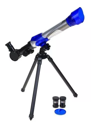 LDM Al Aire Libre Profesional para niños 20X 30X 40X telescopio astronómico de Juguete telescopio de Viaje con Palanca de trípode portátil Conjunto de Juguetes para niños Regalo 