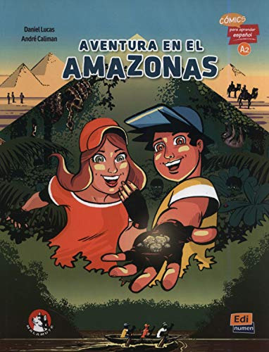 Libro Aventura En El Amazonas - Comics Para Aprender Espanol