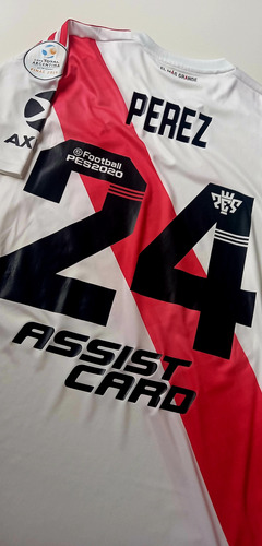 Camiseta River Final Copa Argentina 2019 Enzo Perez Utileria (Usado)
