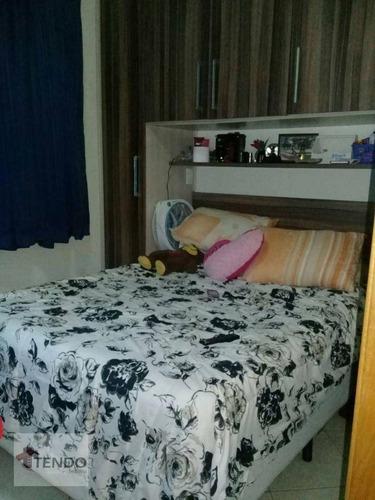 Imagem 3 de 18 de Imob03 - Apartamento Com 2 Dormitórios À Venda, 53 M² Por R$ 208.000 - Parque São Vicente - Mauá/sp - Ap3047