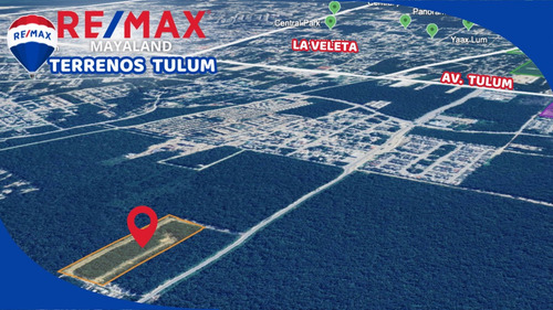 Oportunidad De Inversión En Tulum Lote Con Escritura, Servicios Y Excelente Ubicación