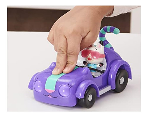 Gabby's Dollhouse, Carlita Toy Car Con Figura Coleccionable 