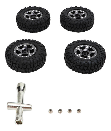 Ruedas Y Neumáticos Rc Car Para Axial Scx24 Model 1/24 Remot