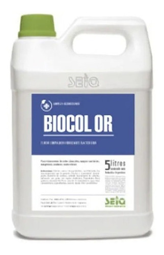 Imagen 1 de 4 de Limpiador Desinfectante Amonio Cuaternario Bioclor Bidon 5l