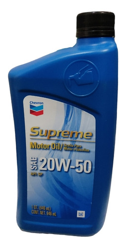 Aceite Mineral 20w50 Chevron Supreme El Original Made In Usa