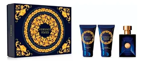 comprar Versace Dylan Blue Homme Edt 50ml + Ash 50ml + Sg 50ml