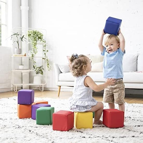 Bloques De Construcción Ecr4kids Softzone Patchwork Para Niñ
