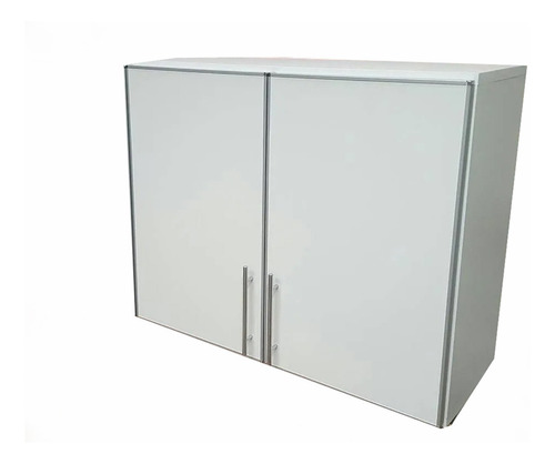 Alacena 2 Puertas Tapacantos Aluminio Manija Barral Muebleds