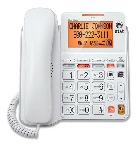 Telefono Estandar Con Cable Atyt Cl4940 Con Contestador Y Pa