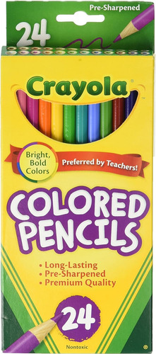 Lápices De Colores Crayola 24 U