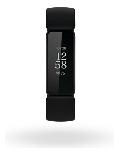 Smartband Fitbit Inspire 2 caja de  plástico  black, malla  black de  elastómero FB418