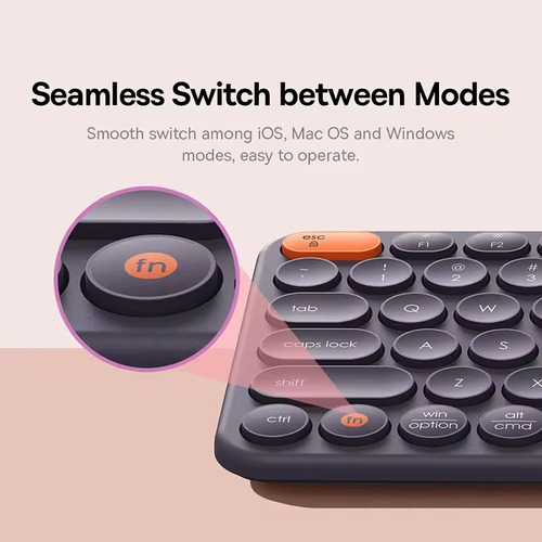 Teclado Baseus K01b Sem Fio Tri-mode Wireless Bluetooth