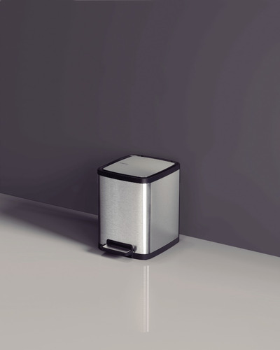 Basurero en Acero Inoxidable con Pedal Tramontina Octos 10 litros