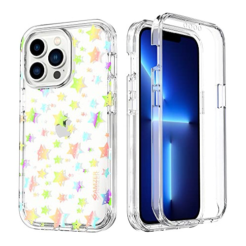 Funda Para iPhone 13 Pro Max Glitter Super Star Multicolor