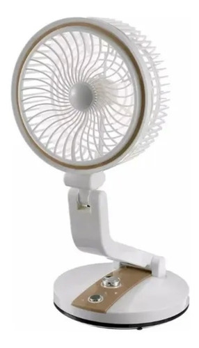 Mini Ventilador Retrátil Recarregável Luatek Com Led Ls-916