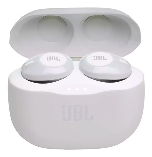 Imagem 1 de 6 de Fone De Ouvido Bluetooth Jbl Tune 120tws Branco