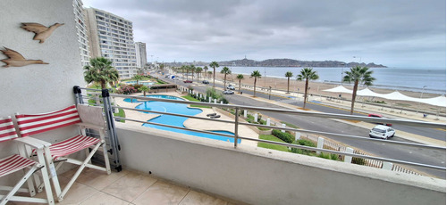 Arriendo Dpto. 2d, 2b, Primera Línea Playa (22135)