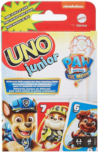 Juego De Cartas Uno De Paw Patrol Originales Juego De Mesa