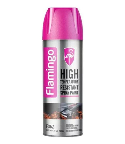 Pintura Spray Color Plata Flamingo Altas Temperaturas 