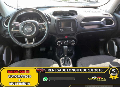 Imagem 12 de 15 de Jeep Renegade Longitude 1.8 Flex Automatico 2016