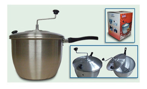 Pochoclera Olla Aluminio 24cm Almandoz