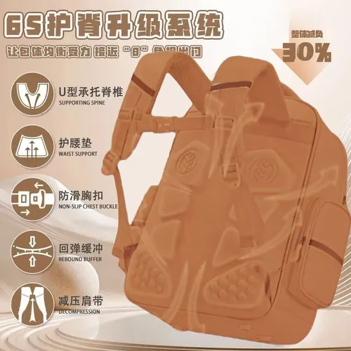 Bonita Mochila Con Dibujos Animados De Capibara De Gran Capa