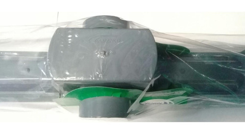 Imagen 6 de 6 de Desague Lineal C/sifón Amanco Pvc Acero Inox Cromo 90 Cm