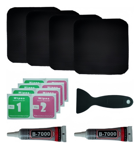Gereton Kit De Reparación De Parches De Cama Elástica 4pcs