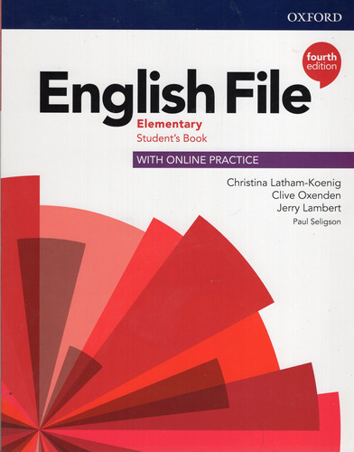 Libro: English File Elementary Student's Book 4 Ed.