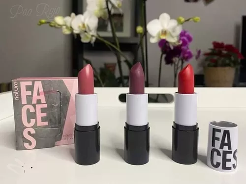 Labial Cremoso Natura Faces Caja Con 3 Unidades De 3,5gr